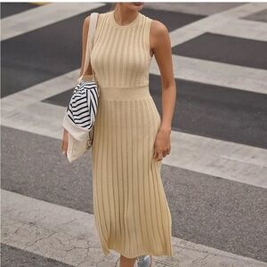 Varley Florian knit dress